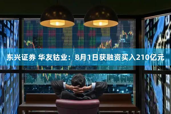 东兴证券 华友钴业：8月1日获融资买入210亿元